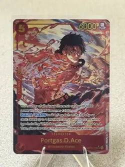 Portgas D Ace OP16-118 SEC Alternate Art The Time of Battle One PIece English - Image 1