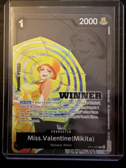 One Piece - Winner - Miss Valentine (Mikita) Foil - OP14-087 R - Image 1