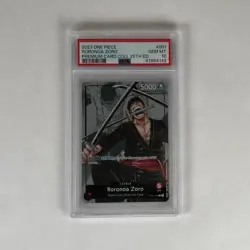 PSA 10 Roronoa Zoro OP01-001 25th Anniversary Premium Card Collection One Piece - Image 1