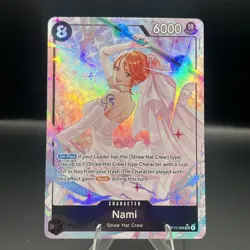 Nami (OP15-086) Alt Art Foil – Adventure on Kami’s Island ENG Wedding Dress Nami - Image 1