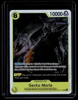 OP14-104 Gecko Moria SR The Azure's Sea Seven English (A) - Image 1
