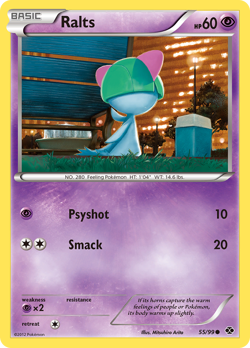 Ralts 55/99 Common | Next Destinies | Pokemon Card - Image 1