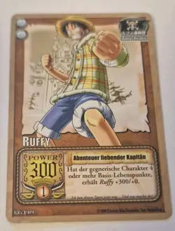 One Piece Karte RG-C09 Ruffy Abenteuerliebender Kapitan - Image 1