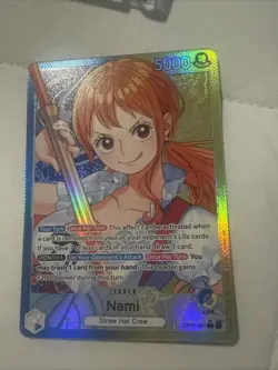 Nami - OP11-041 - Alt Art Leader - A Fist Of Divine Speed - One Piece - English - Image 2