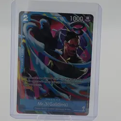 Bandai Mr.3 (Galdino) PRB02-009 One Piece CCG Rare Alternate Art - Image 1