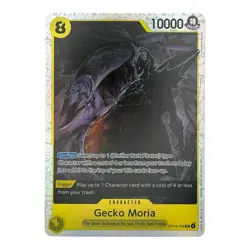 One Piece Gecko Moria OP14-104 SR The Azure Sea’s Seven OP14 English NM - Image 1