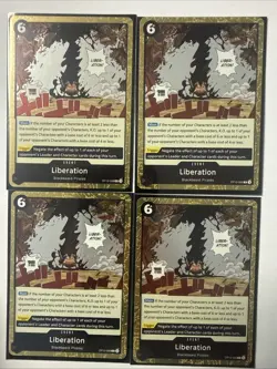 ONE PIECE TCG 4x Liberation OP10-098 Rare Playset x4 Royal Blood English NM - Image 1