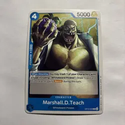 One Piece Carrying On His Will ENGLISH OP13-053 Marshall.D.Teach - Image 1