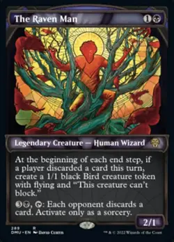 The Raven Man (Showcase) [Dominaria United] Foil Near Mint - Image 1