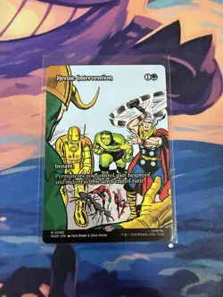 Heroic Intervention (0080) (Borderless) #80 NM Marvel Universe Eternal-Legal - Image 1