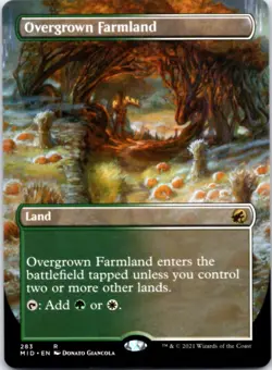 Overgrown Farmland (Borderless) Innistrad: Midnight Hunt, 283 NM - Image 1