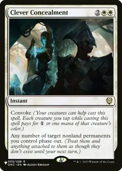 1x MTG Clever Concealment - The List Near Mint, English - The List - Image 1