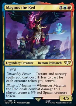 1x MTG Magnus the Red Near Mint, English - Universes Beyond: Warhammer 40,000 - Image 1