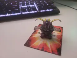 Bakugan Translucent Darkus Percival Rare New Vestroia 600G RARE NO CARD INCLUDED - Image 1