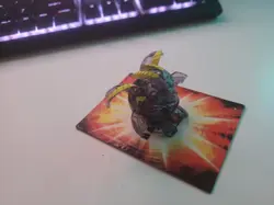 Bakugan Translucent Darkus Percival Rare New Vestroia 600G RARE NO CARD INCLUDED - Image 4