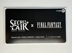 Magic: Secret Lair x Final Fantasy: Game Over - Japanese, Rainbow Foil Edition - Image 1