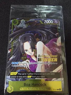 OP-15 Boa Hancock Release Event Winner Promo P-115 - SEALED - Image 1