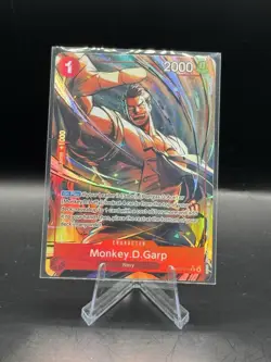 Monkey.D.Garp (Alternate Art) OP13-016 Carrying On His Will One Piece Foil NM - Image 1