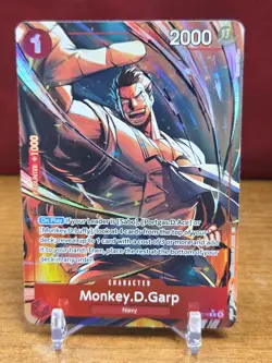 Carrying On His WIll One Piece CCG - Monkey.D.Garp (Alt Art) #OP13-016 NM - Image 1