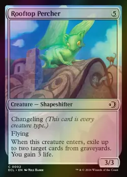 MTG Rooftop Percher Foil ** Lorwyn Eclipsed ** English - Image 1