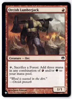 Orcish Lumberjack DDL 44 Magic: The Gathering C NM - Image 1