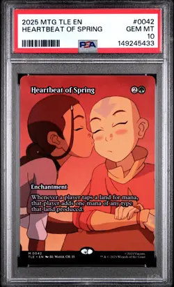 2025 MTG AVATAR: THE LAST AIRBENDER ETERNAL #0042 HEARTBEAT OF SPRING PSA 10 - Image 1