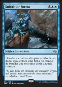Supplant Form NM Fate Reforged MTG Magic The Gathering Blue Portuguese Card - Image 1