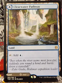 MTG Clearwater Pathway Murkwater Pathway Zendikar Rising Regular NM - Image 1