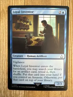 1x Loyal Inventor - Foil NM Eng MTG - Assassin's Creed - Image 1