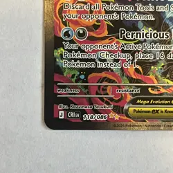 Pokemon TCG Mega Dragalge EX 118/086 Card NM - Image 2