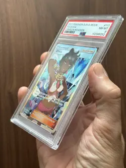 2017 Pokemon Sun & Moon Crimson Invasion Olivia Full Art PSA 8 (111) - Image 3