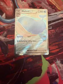 Wailord ex 097/084 Full Art Ultra Rare Pokemon Pitch Black ME05 NM English - Image 1