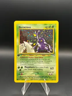 Pokemon Neo Genesis Heracross 6/111 (1st Edition)-Neo Genesis NM/LP - Image 1