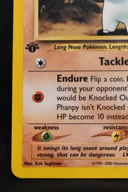 Phanpy 1st Edition 43/111 LP Neo Genesis Regular Uncommon Pokemon TCG Card - Image 5