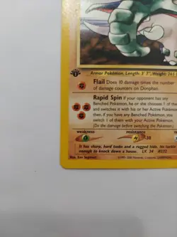 Donphan - 21/111 - Pokemon Neo Genesis 1st Edition Rare Card WOTC LP Pokemon TCG - Image 5