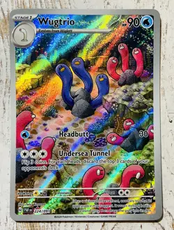 Wugtrio 224/091 SV: Paldean Fates Pokemon Card - Image 1