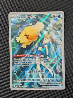 Misty's Psyduck SV10: Destined Rivals 193/182 Illustration Rare IR Pokemon Card - Image 1