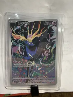 Pokemon illustration rare Xerneas 091/086 Full Art Holo Rare 130 /091 - Image 1