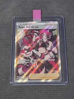 Pokemon Sword & Shield "Team Yell Grunt" 202/202 / Ultra Rare / Near Mint - Image 3