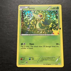 Pokemon: Snivy #1/12 Holo Rare 2011 Mcdonald's Promo McDonald's - Image 1
