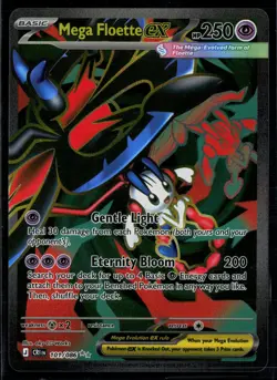Mega Floette ex 101/086 Chaos Rising Holo Ultra Rare Pokemon - Image 1