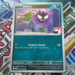 Pokemon TCG Gastly 048/088 Prize Pack 9 Stamped Non Holo - Image 1