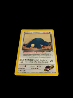 Pokemon TCG Rocket’s Snorlax Gym Heroes 33/132 NM - Image 2