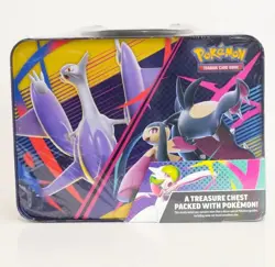 Pokemon TCG Collector Chest Lucario Gardevoir Tin Factory Sealed Treasure Chest - Image 2