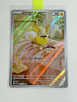 Yamper 099/094 Me02: Phantasmal Flames Full Art Ultra Rare Holo Pokemon Card NM - Image 2