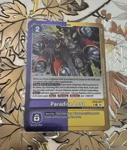 Digimon Card Game Limited Foil Paradise Lost EX10-071 Sinister Order - Image 1
