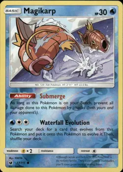 MAGIKARP 17/111 CRIMSON INVASION COMMON REVERSE HOLO POKEMON TOKIYA - Image 1