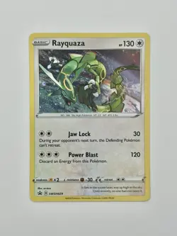 POKEMON TCG RAYQUAZA PIXEL COSMOS HOLO SWSH029 BASIC EN 2020 - Image 1