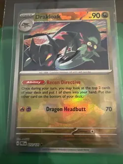 Drakloak 072/131 (Master Ball Pattern) Prismatic Evolutions Pokemon Near Mint - Image 1