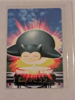 Snorlax Kabigon Zukan Ex-Vg Pokemon Cards Rare Nintendo Japan No.281 - Image 2